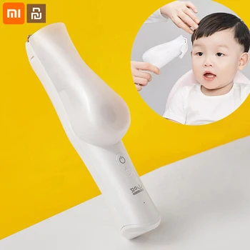 Xiaomi Rushan Elektriniai Plaukų Žoliapjovės USB Įkrovimo Keramikos Pjovimo Kūdikių Clipper Su talpinimo Vaikų Kirpimas