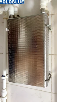 100 Plokštės iš nerūdijančio plieno šilumokaitis Brazed plokštės tipas vandens šildytuvas SUS304