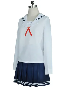 Saekano: Kaip Padidinti Nuobodu Draugei Eriri Spencer Sawamura Megztiniai Sailor Kostiumas Mokyklos Vienodos Suknelė Cosplay Kostiumai, perukas