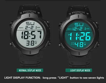 Skaitmeninis Vyrų Sporto Laikrodžiai Led Digital Dual Judėjimo Elektronika Žiūrėti Vyrų Laikmatis Montre Homme 2019 Reloj Hombre Relogio Masculino