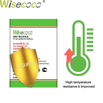 WISECOCO 2VNT 3300mAh Baterija Oukitel C5 C5 Pro Mobiliųjų Telefonų Sandėlyje Naujausias Gamybos Aukštos Kokybės Baterija+Sekimo Numerį