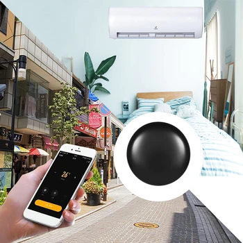 Tuya WiFi ir SPINDULIŲ Nuotolinio valdymo pultelis Mini Smart Home 360° 10m Nuotolinio Valdymo Jungiklis TV, Oro Kondicionavimo Prietaisų Valdymas Balsu
