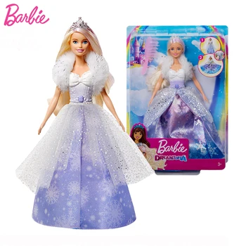 Originalias Barbie Dreamtopia Mados Atskleisti Lėlės, Žaislai Vaikams Keitimas Sniego Princesė Lėlės Mergina Cosplay Žaislai Mergaitėms Dovanų