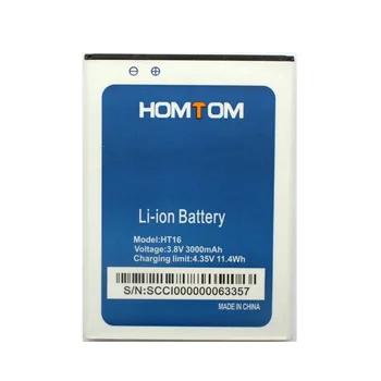 Naujas Homtom HT16 Baterija 3000mAh Originalus Už HOMTOM HT16 Pro HT16-Pro Išmaniųjų Telefonų Bateria Batterie Baterij Sandėlyje