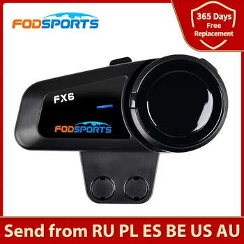 Fodsports FX6 Šalmas Domofonas 6 Rider Grupės 