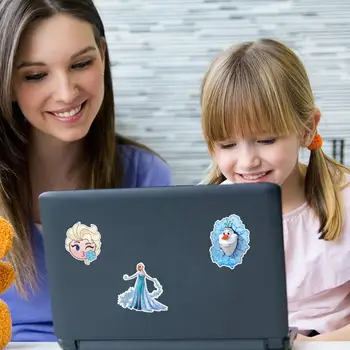 50pcs Disney Princess Lipdukas Sušaldyti 2 Princesė Lipdukas Kompiuterio, Šaldytuvas, Skalbimo Mašina, Telefono Lipdukas Dekoratyviniai lipdukai