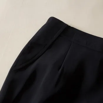 Mados elegantiškas slim juoda balta sijonas moterų Verslo slim oficialaus biuro ponios plius dydžio Mini Tiesiai trumpas sijonas