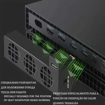 Paramos Bazę Kontrolės Xbox X box One X Priedai, Vaizdo Žaidimų Konsolės Stovas Aušinimo Ventiliatoriaus Aušintuvas USB Valdiklio Turėtojas Stovo Van