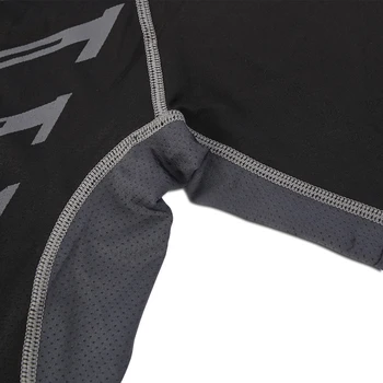 FANNAI vyriški T-shirt Gimnastikos Fitneso marškinėliai Slim Viršūnes Tees suspaudimo triko, marškinėliai Aukštos Elastinga Veikia trumpomis rankovėmis Quick Dry MMA