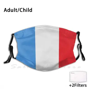 La France Juokinga Spausdinti Daugkartinio Naudojimo Kd2.5 Filtras Veido Kaukė Prancūzijos Vėliavos Simboliu Ir Vėliava La France Prancūzų Tauta