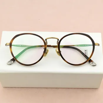2019 Retro mados akiniai rėmeliai vyrų optiniai akinių rėmeliai moterų apvalių akinių rėmeliai Moterų akinių rėmeliai Vyrų