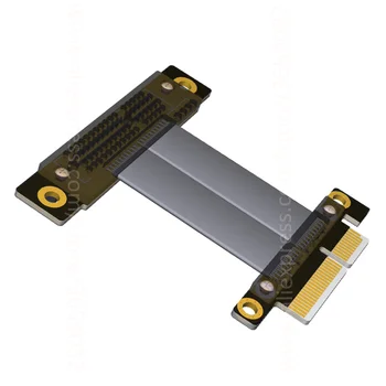 PCIe 3.0 x4, kad x4 ilgiklis 32G/bps PCI-E 4x GTX1080Ti Grafika SSD RAID Extender Konversijos Kabelis Alkūnė Dešinę Kampu