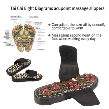 Koją Pasukti Masažas Šlepetė Akupunktūros Terapija Massager Batai Koja Acupoint Aktyvavimas Refleksoterapija Pėdų Priežiūros Massageador