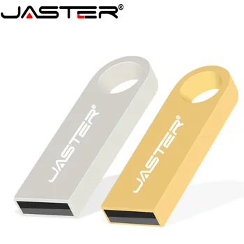 JASTER Metalo Usb Flash Drive 64GB USB Stick Vandeniui Pen Drive 16GB 32GB 8GB 4GB mini Pendrive usb Atmintinė