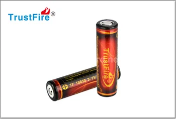1pcs originalus TrustFire 3000mAh), 3,7 V 18650 Li-ion Įkraunama Baterija Su apsaugos valdybos LED Žibintuvėlį, Fakelą