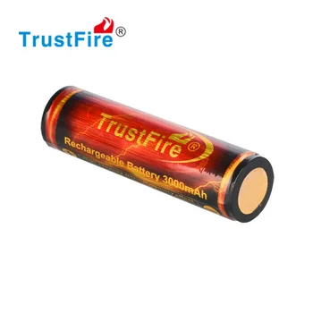 1pcs originalus TrustFire 3000mAh), 3,7 V 18650 Li-ion Įkraunama Baterija Su apsaugos valdybos LED Žibintuvėlį, Fakelą