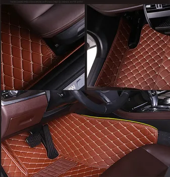 Kalaisike LOGOTIPĄ automobilio grindų kilimėliai Alfa Romeo Giulia Stelvio auto optikos reikmenys