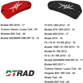 Už MV Agusta Brutale R / RR 2012 Dragster 800 / RR Tutti - Visi Rivale Tutti - Visas Motociklas Stabdžių Skysčio Rezervuaro Dangtelį