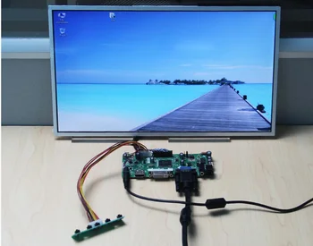 Yqwsyxl Kontrolės Valdyba Stebėti Rinkinys B156XW02 V. 0 V0 HDMI + DVI + VGA LCD LED ekrano Valdiklio plokštės Tvarkyklės