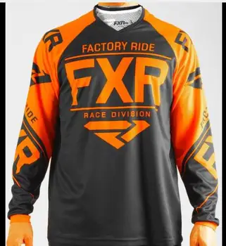 2020 FXR MTB Motokroso Jersey MX BMX Off-Road Motociklo Lenktynių Long Sleeve T-shirt už Yamaha Moto GP Lenktynių Dėvėti Juodos spalvos Jersey