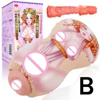 Naujas šildymo Pripučiamos lėlės silikono Vagina Pussy Pussy Vyrų Masturbacija lėlės Suaugusiųjų Sekso Produktai vyrams sekso žaislai
