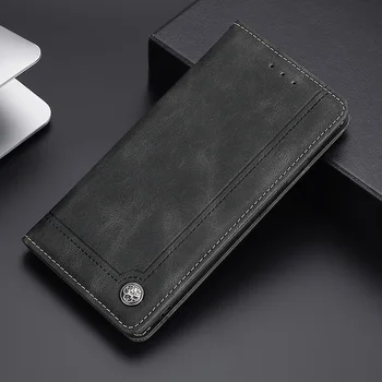 Flip Case For Redmi Pastaba 9 8 8T 7 6 5 Pro 4X Prabanga PU Oda Atveju Magnetas Telefono Dangtelį Redmi 4 Pastaba 9s 8T 9pro Max Soft Coque