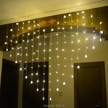 2x1.6m Širdies Drugelis LED Užuolaidų Varveklis String Pasakų Žibintai Šventė, Kalėdos, naujieji Metai Žibintai Lauko Vestuvių Žibintai EU/AU/UK