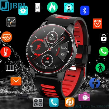 JBRL Mados IP68 Vandeniui Smart Watch Vyrų Fitneso Tracker kraujo spaudimas Smart Laikrodis Vyrams, Moterims Smartwatch 