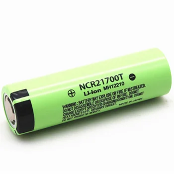21700 NCR21700T Ličio Įkraunama Baterija 4800mAh), 3,7 V 40A Didelio biudžeto įvykdymo patvirtinimo Baterija Didelės drenažo Li-ion Baterija