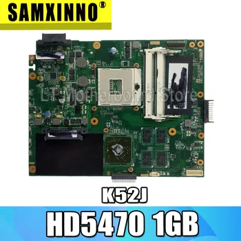 K52JR Nešiojamojo kompiuterio motininė Plokštė, Skirta Asus K52J A52J K52JT K52JR K52JU K52JE K52J mainboard bandymo ok HD5470 1GB 8* vaizdo atmintis