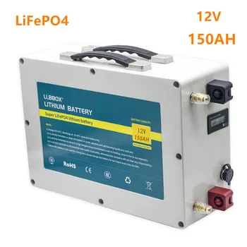 12v Lifepo4 150ah lifepo4 baterija 12V ličio akumuliatorius 150ah 12.8 v baterijų RV,elektros variklių,saulės baterijos