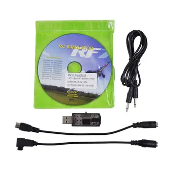 22 1 RC USB Skrydžio Simuliatorius Su Kabelių G7 Phoenix 5.0 Aerofly XTR VRC FPV Lenktynių Y4UD