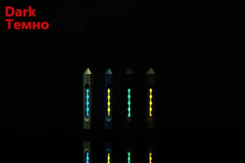 1PC Savarankiškai šviesos Raketų Pakabukas Tričio Vamzdis Lemputė signalinė Lemputė EDC Skaldytų Lange Multi-tool Nešiojamų Keychain Įrankių priedai veltiniams, vilna