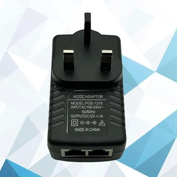 Pohiks 24V/1A POE Injector Maitinimo Adapteris UK Prijunkite Belaidę Elektros Maitinimo Adapterius, skirtus IP Telefonas/Apsaugos kamerų Sistemos