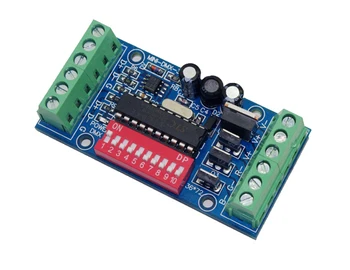 3CH mini dmx LED Valdiklis,RGB dmx512 dekoderis,3 kanalo 1 grupė,LED šviesos juostelės,modulio,DC5V-24 MINI-DMX-3CH-V1