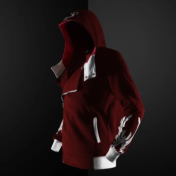 ZOGAA 2019 m. pavasarį naujas Assassin Meistras hoodie vyrų gobtuvu gobtuvu užtrauktuku striukė vyrų gobtuvu striukė didelis 5 spalvų, Plius dydis S-4XL