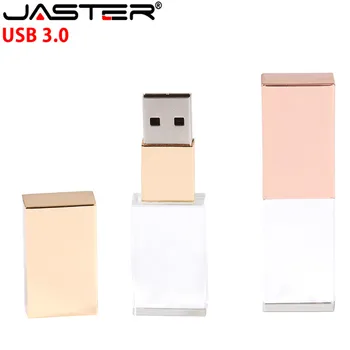 JASTER USB 3.0 Mados Kristalų Stiliaus USB Pen Drive USB 4 GB 16GB 32GB 64GB Dovana Pendrive usb key (Virš 10vnt Nemokama Logo)