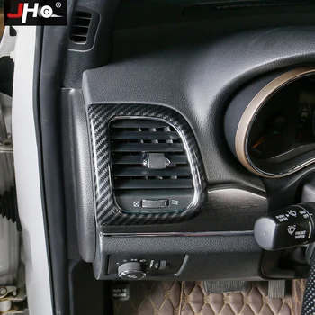 JHO ABS Anglies Grūdų Automobilio Priekinės Oro Ventiliacijos Angos Viršutinio Dangčio Apdaila Už-2019 Jeep Grand Cherokee. 2016 m. 2017 m. 2018 WK2