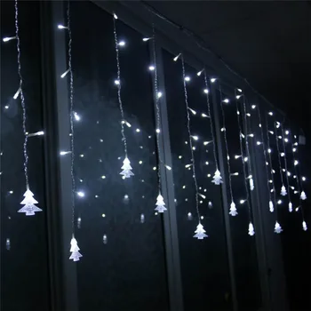 5M 100 led varveklis led užuolaidų pasakų styginių šviesos pasakų šviesos AC 220V led Kalėdų šviesos Vestuvių sode šaliai dekoro