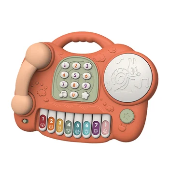 2019 Naujas Daugiafunkcinis Fortepijonas Telefono Būgno Žaislas Muzikos Ranka Būgno Vaikų Ankstyvojo Lavinimo Žaislai