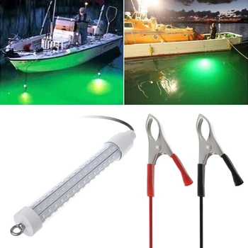 2020 Naujas 12V Povandeninės Žūklės Šviesos diodų (LED) Naktį Šviesos Valtis Lempos Masalas Suvilioti Pritraukia Žuvis