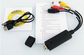 USB 2.0 Video Adapteris su Garsu Užfiksuoti Kortelės, TV, DVD, VHS Video DVR Užfiksuoti su Garso