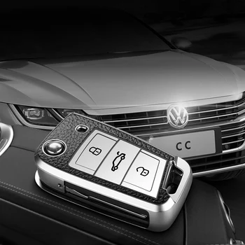 TPU Odos Automobilio Raktas Padengti Turėtojas Volkswagen Golf 7 mk7 Seat Ibiza Leon FR 2 Altea Actekų Už Skoda Octavia 2017 2018