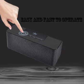 NBY 5540 Belaidis Garsiakalbis Portable Bluetooth Speaker Stereo, 10W Garso Sistema, Muzikos žemų dažnių Kolonėlės Parama Tf Kortelę Fm Telefono