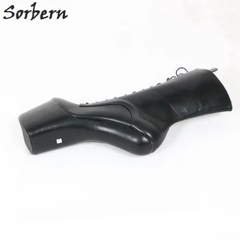 Sorbern 20CM Kanopų Kulniukai Moterų Batai Nėrinių Botines Mujer 2019 Platformos Batai Bottes Femme Plius Dydis Custom Spalvos Batai