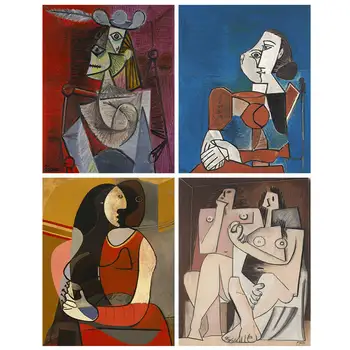 Europos Picasso abstrakčiai Darželio Drobės Tapybos paveikslas Meno Naftos Plakatas Sienos Nuotrauka už Kambarį Namų Dekoro be Rėmelio