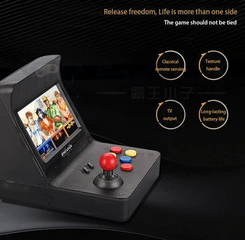 Powkiddy A8 Retro Arcade Delninis Žaidimų Konsolės Built-in 3000 Klasikiniai Žaidimai, Parama TF Kortelę Gamepad už GBA Vaikų Žaidimo Devic