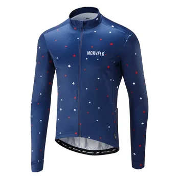 MORVELO 2020 m. Pavasarį dviračiu drabužius ilgomis rankovėmis ciklo jersey Spalvinga kelių dviračių lenktynių dėvėti Sporto marškinėliai Camisa de ciclismo