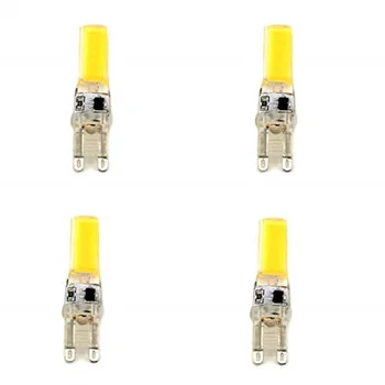 Lámpara Bombilla LED G9 LED, COB 220V 6500 K luz fria 5 W, Equivalentes a 25W Halógena (4-Unidades) 9973