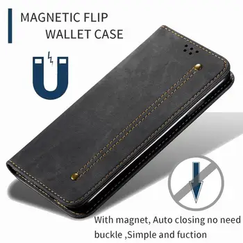 Magnetinio Odos Flip Case For Huawei Y5P Y6P Y7P Y9 Premjero 2019 Mate 30 Lite P40 Pro Retro Kaubojus, Piniginės, Kortelių Lizdai Stovo Dangtelis
